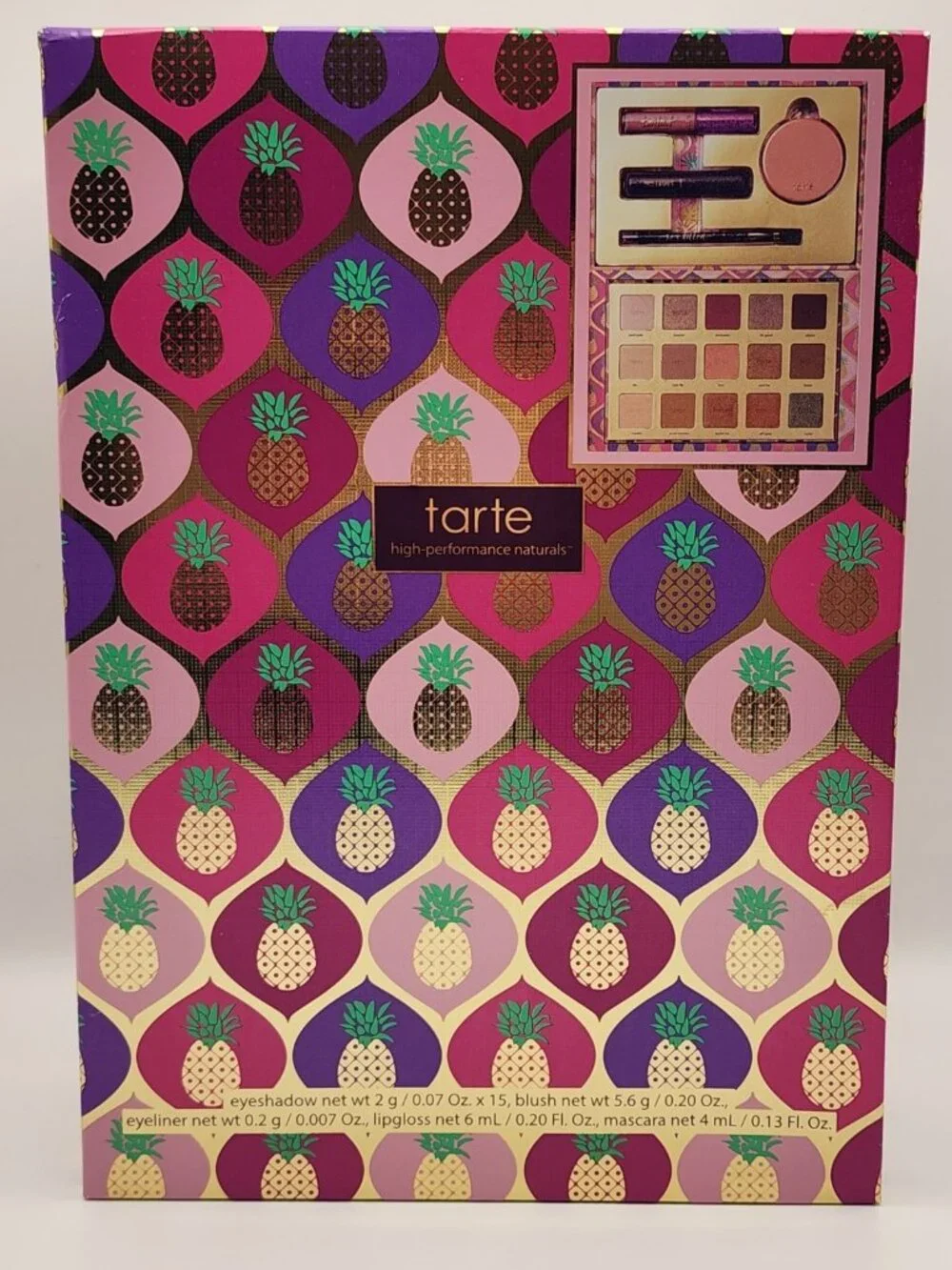 Tarte Pineapple of My Eye Collector’s Set Eyeshadow Palette Makeup Kit  Holiday